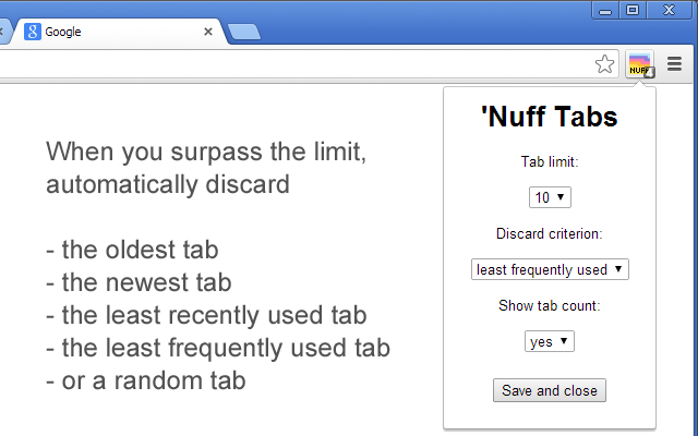 'Nuff Tabs - 截图 3