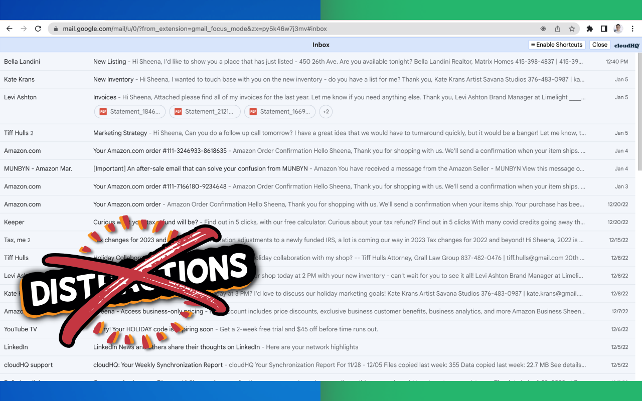 Gmail Inbox Zero by cloudHQ - 截图 2