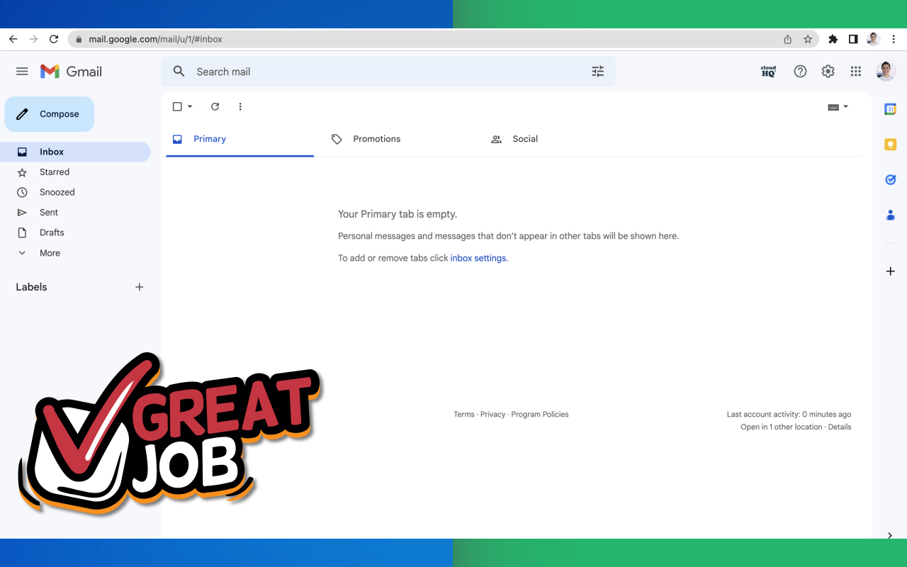 Gmail Inbox Zero by cloudHQ - 截图 3