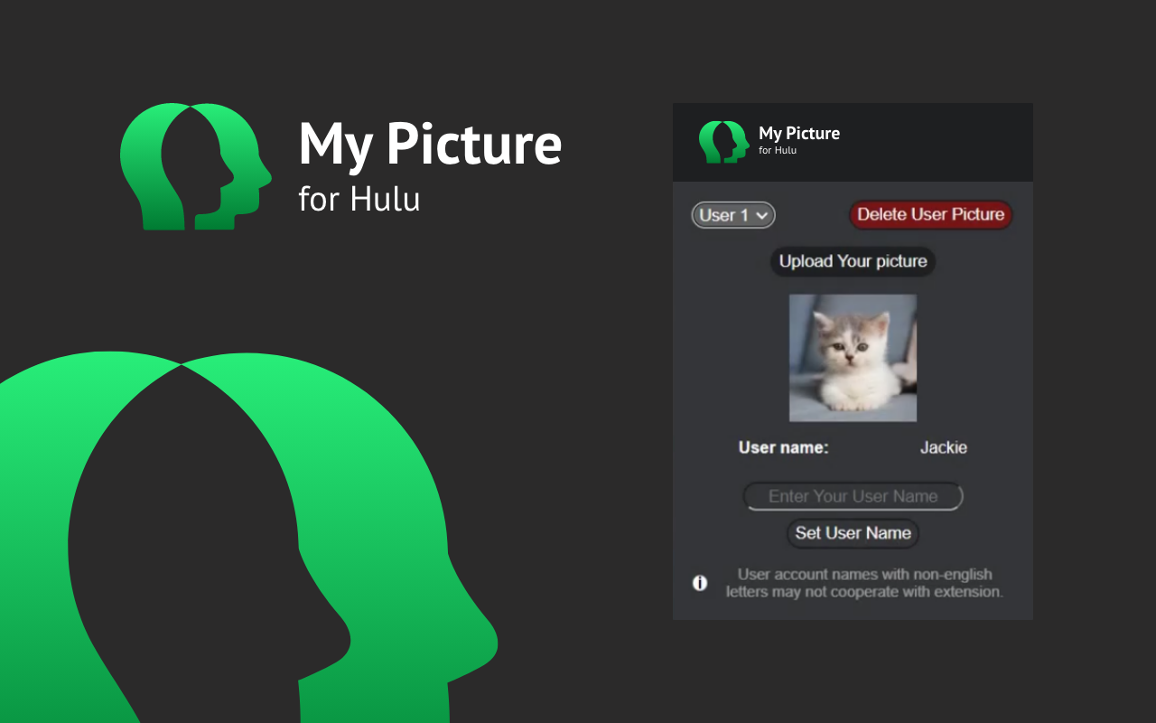 MyPicture for Hulu: custom profile picture - 截图 1