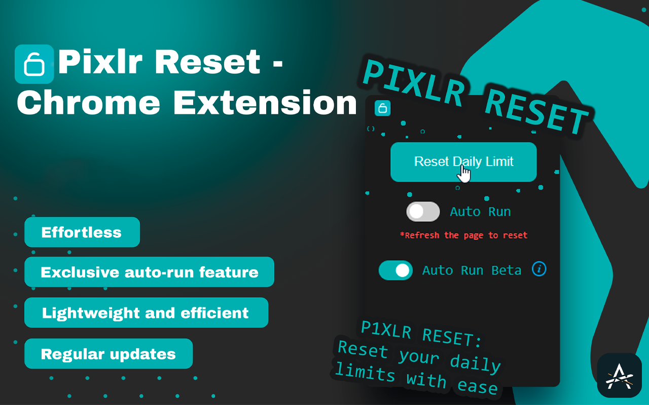 Pixlr.com Reset Limit - 截图 1