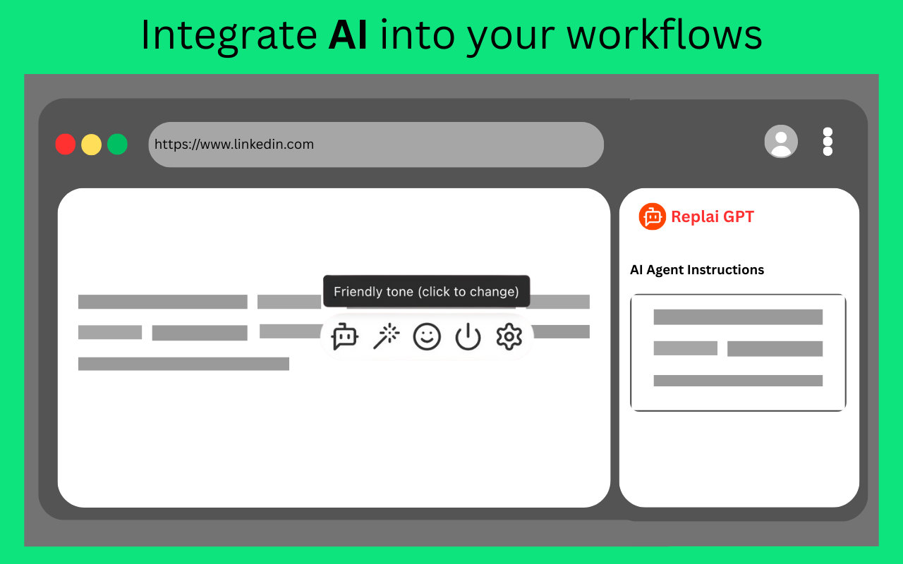 Replai GPT: AI Writing Assistant for LinkedIn, X and Reddit - 截图 1
