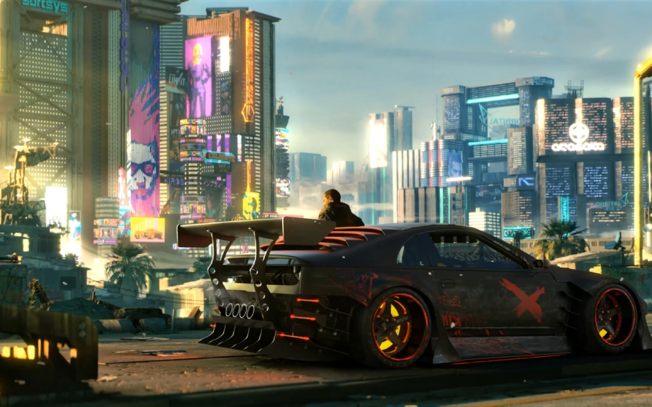 Nissan Cyberpunk 2077 Live Wallpaper - 截图 4