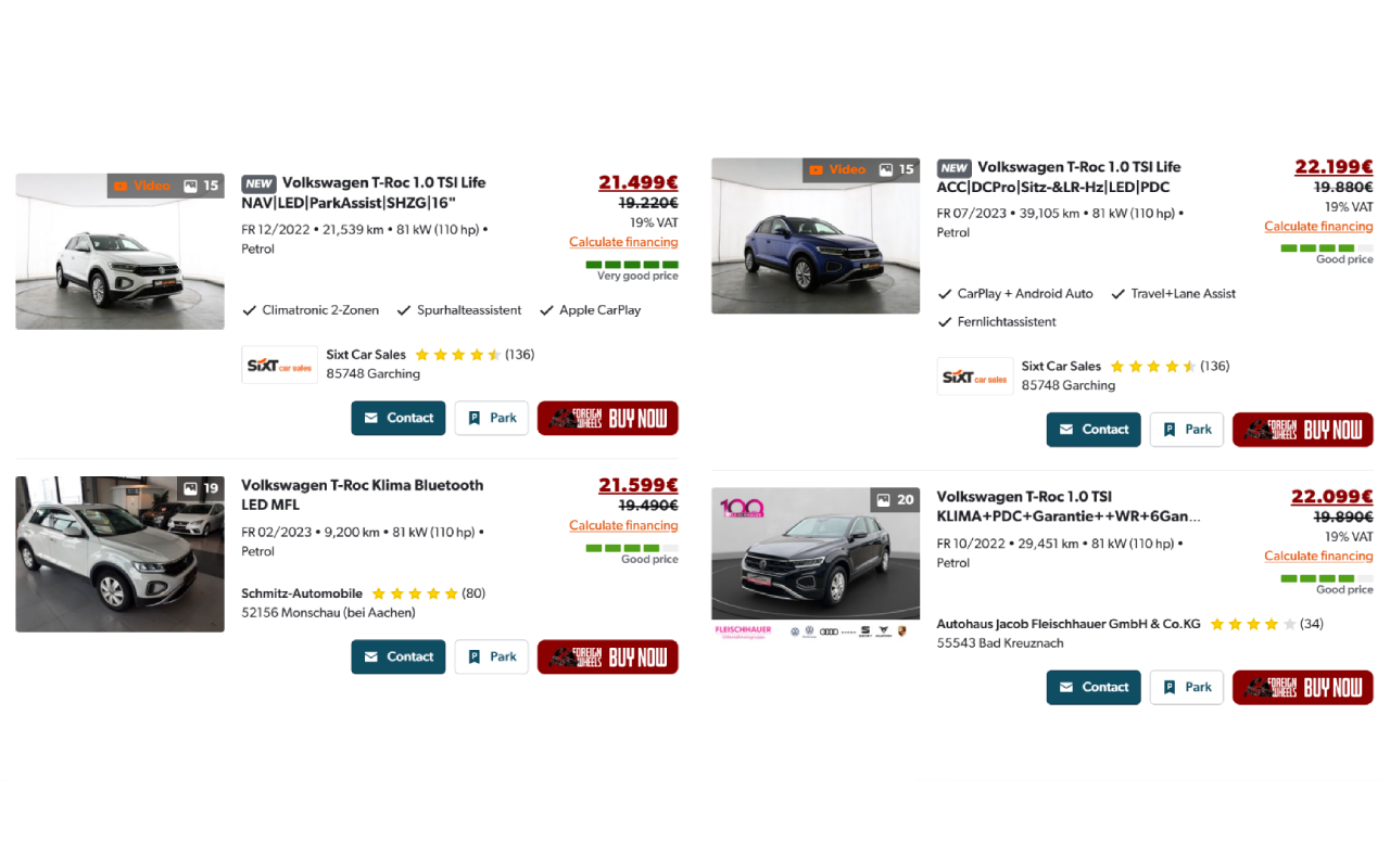 Foreign Wheels - Vehicle Importation - 截图 3