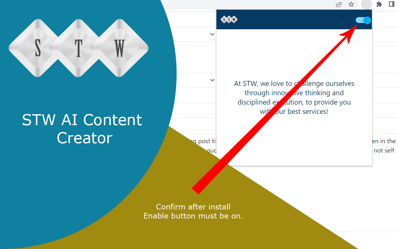 STW AI Content Creator - 截图 2
