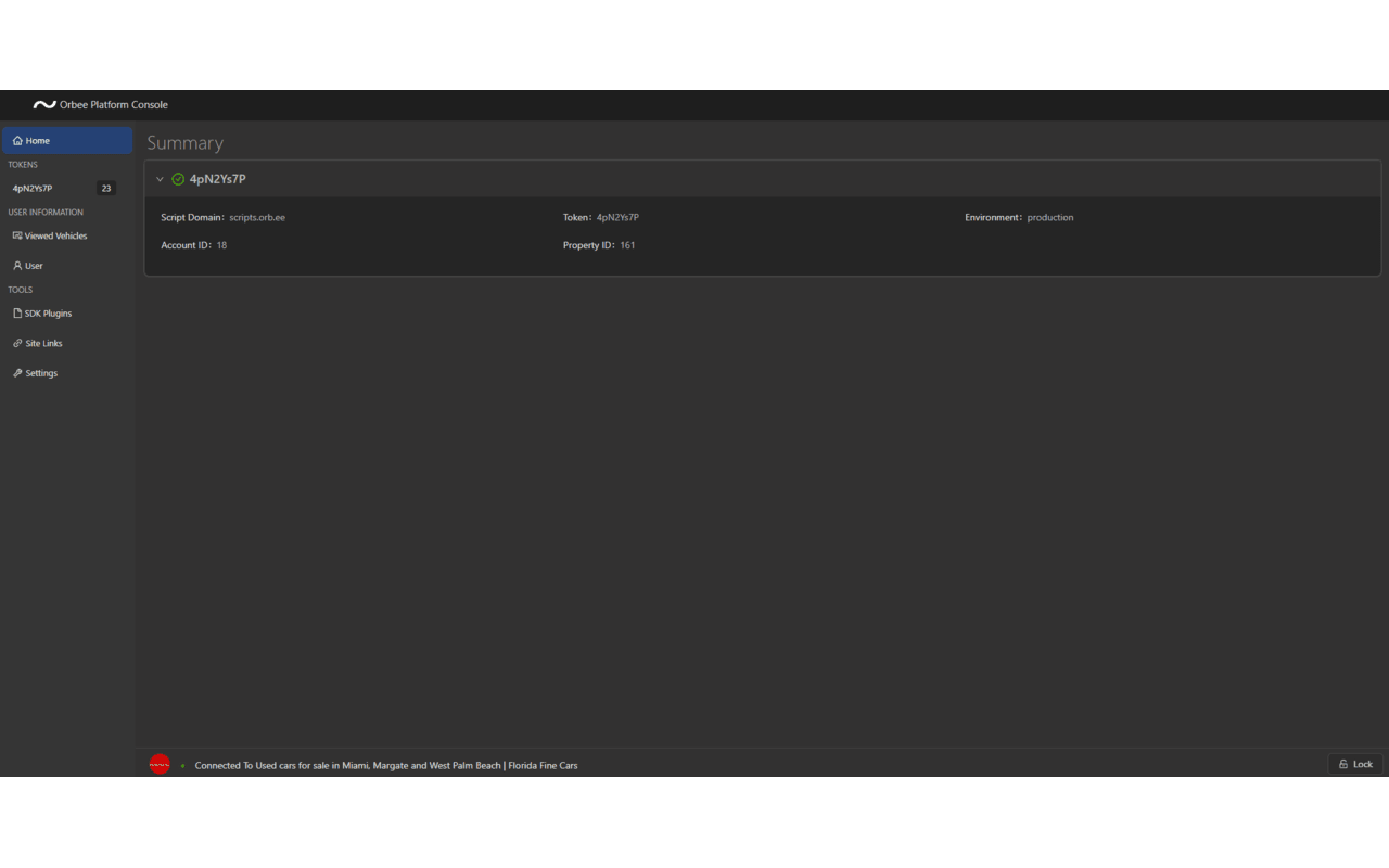 Orbee Platform Console - 截图 2