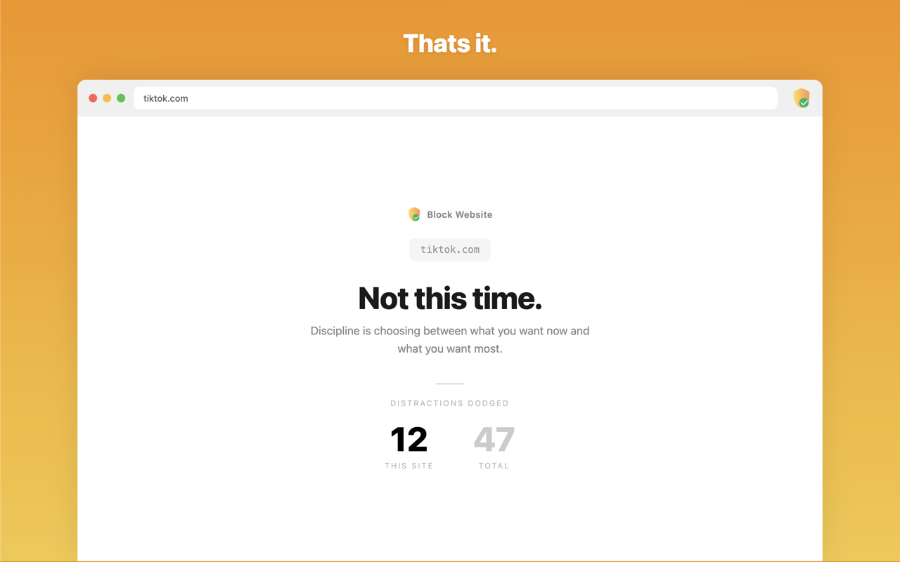 Block Website - 截图 1