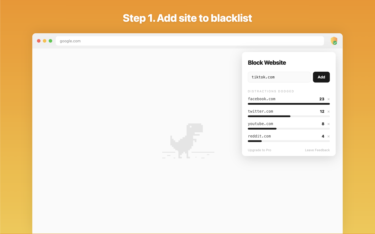 Block Website - 截图 3