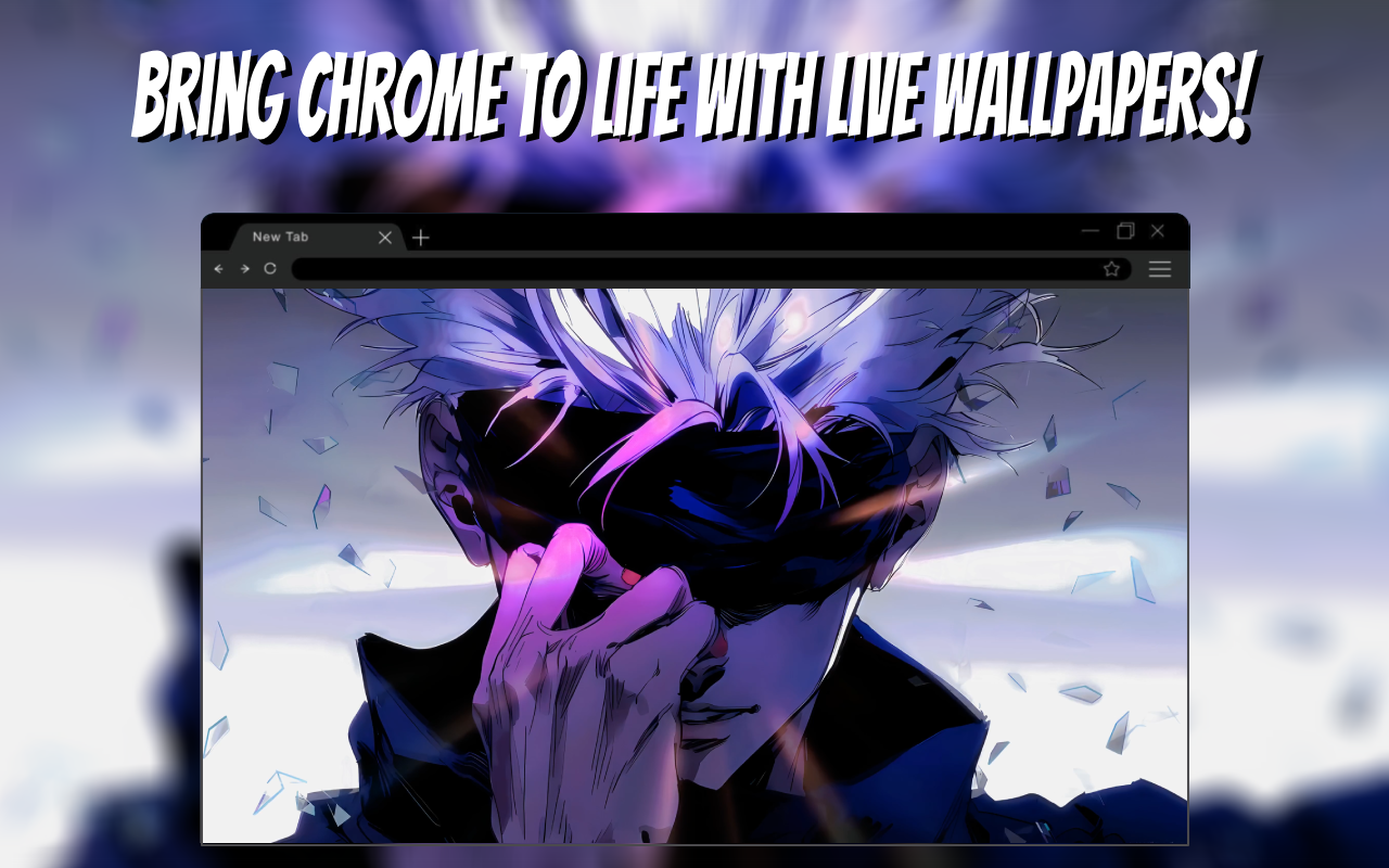 Satoru Gojo Breaking Glass Live Wallpaper - 截图 2