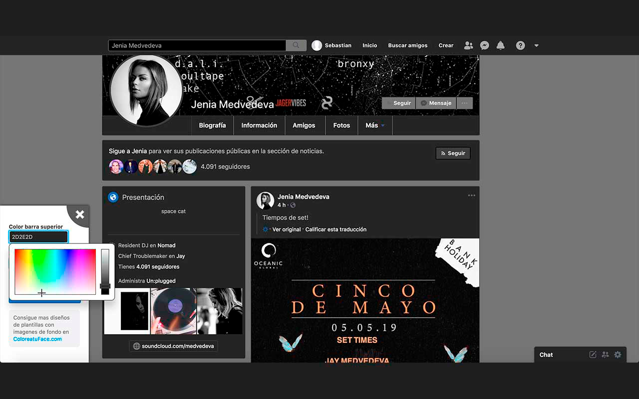 Colorea tu Face – Themes for Facebook™ - 截图 2