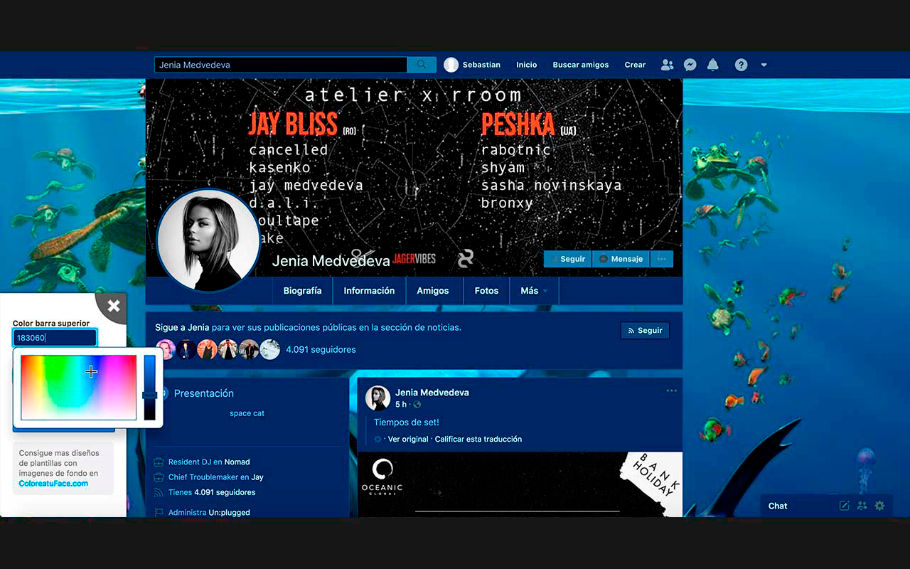 Colorea tu Face – Themes for Facebook™ - 截图 3