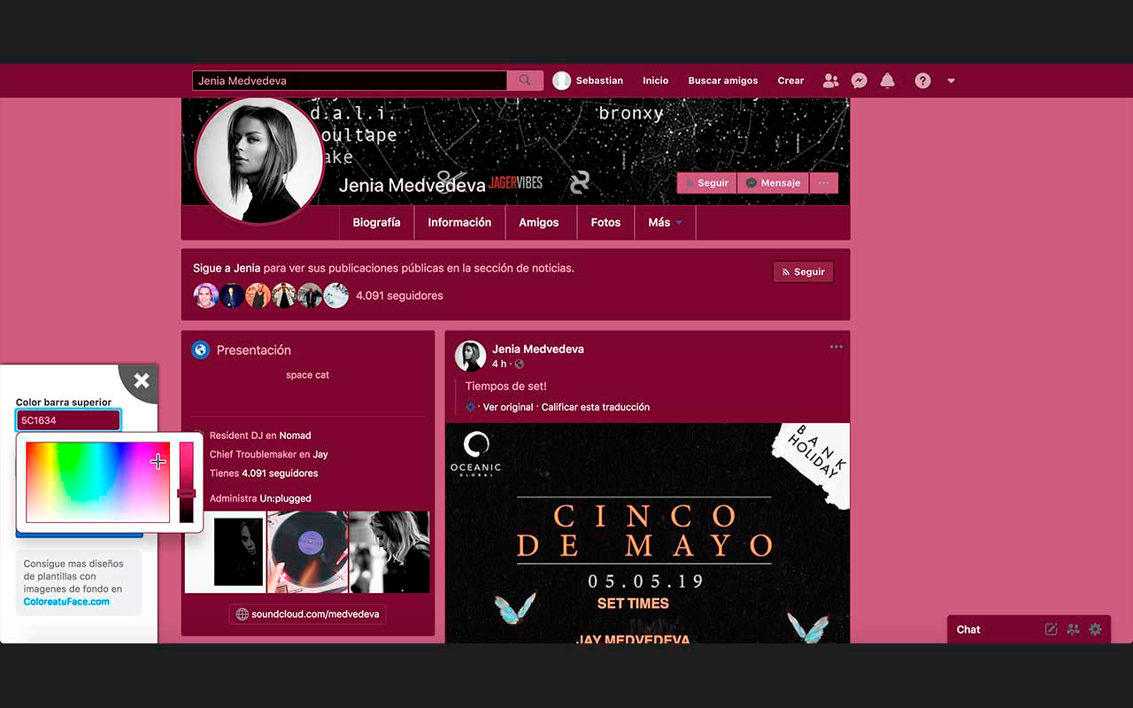 Colorea tu Face – Themes for Facebook™ - 截图 4