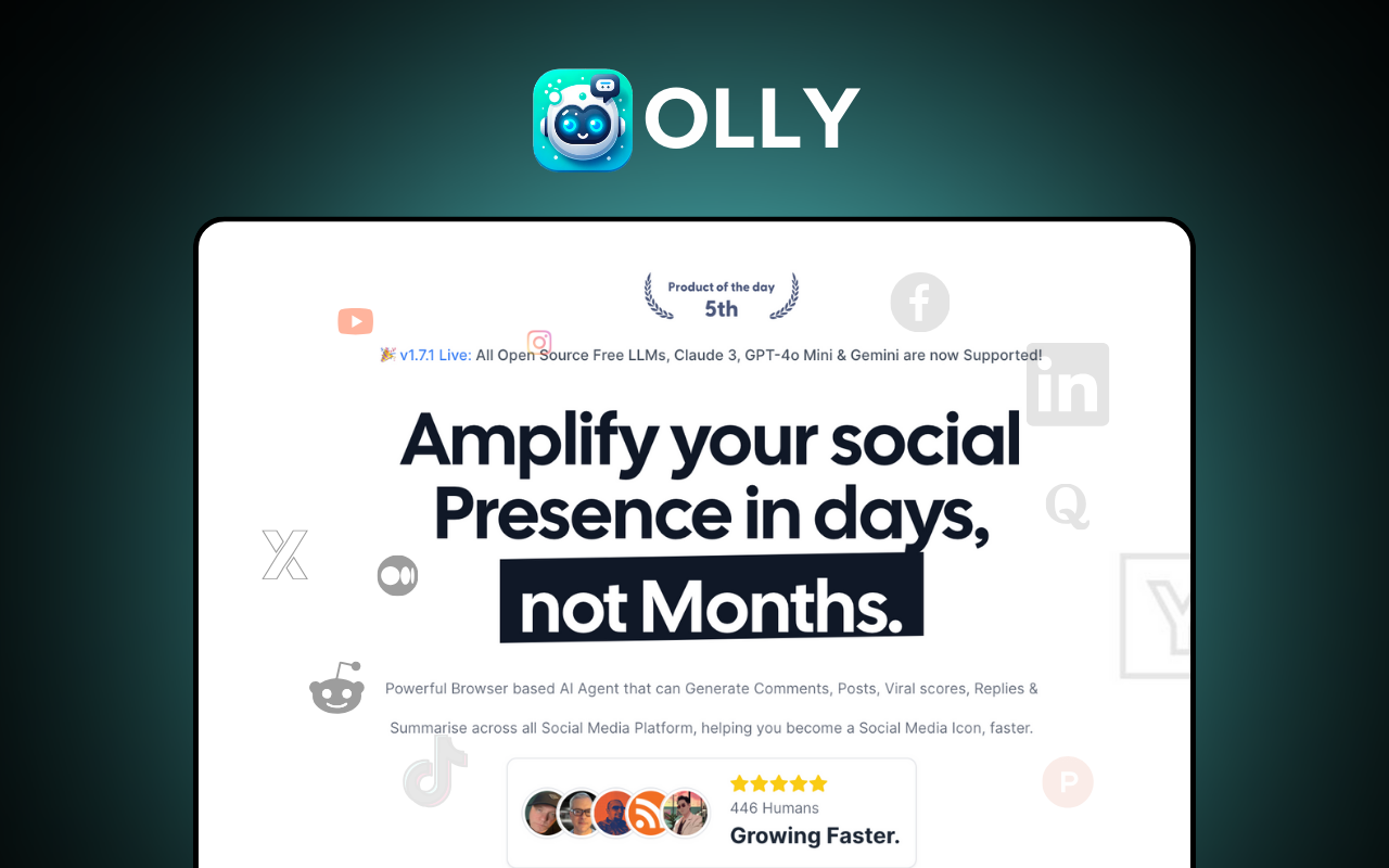 Olly: AI Agent for Social Media - 截图 5