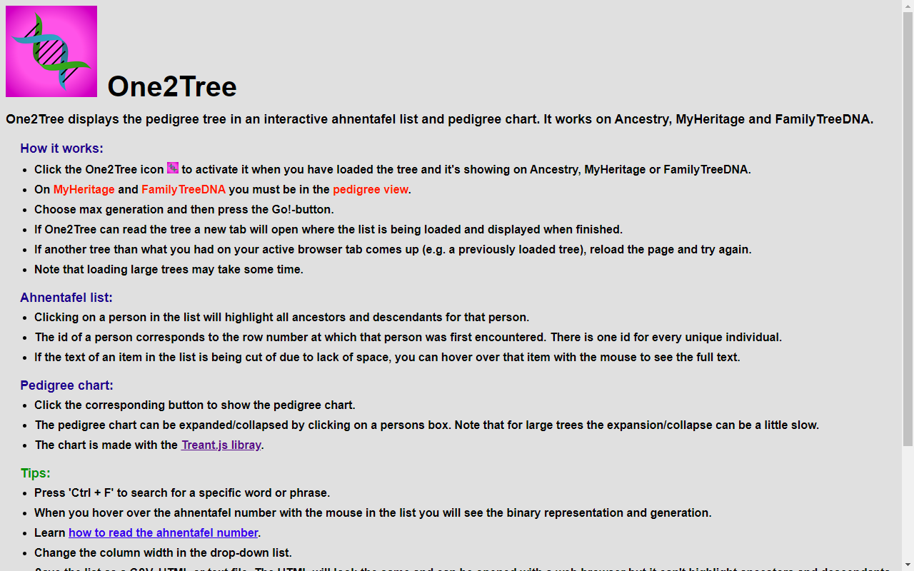 One2Tree - 截图 1
