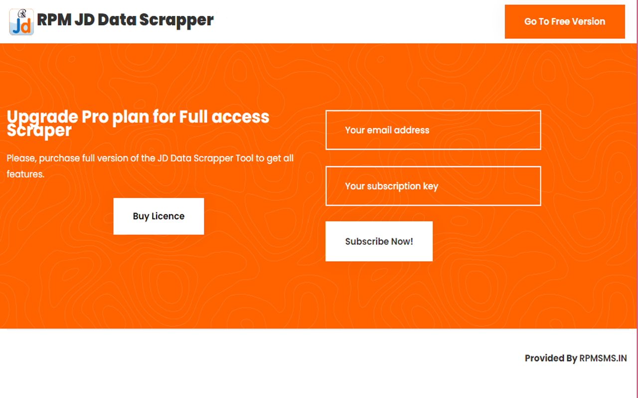 RPM JD Data Scrapper - 截图 2