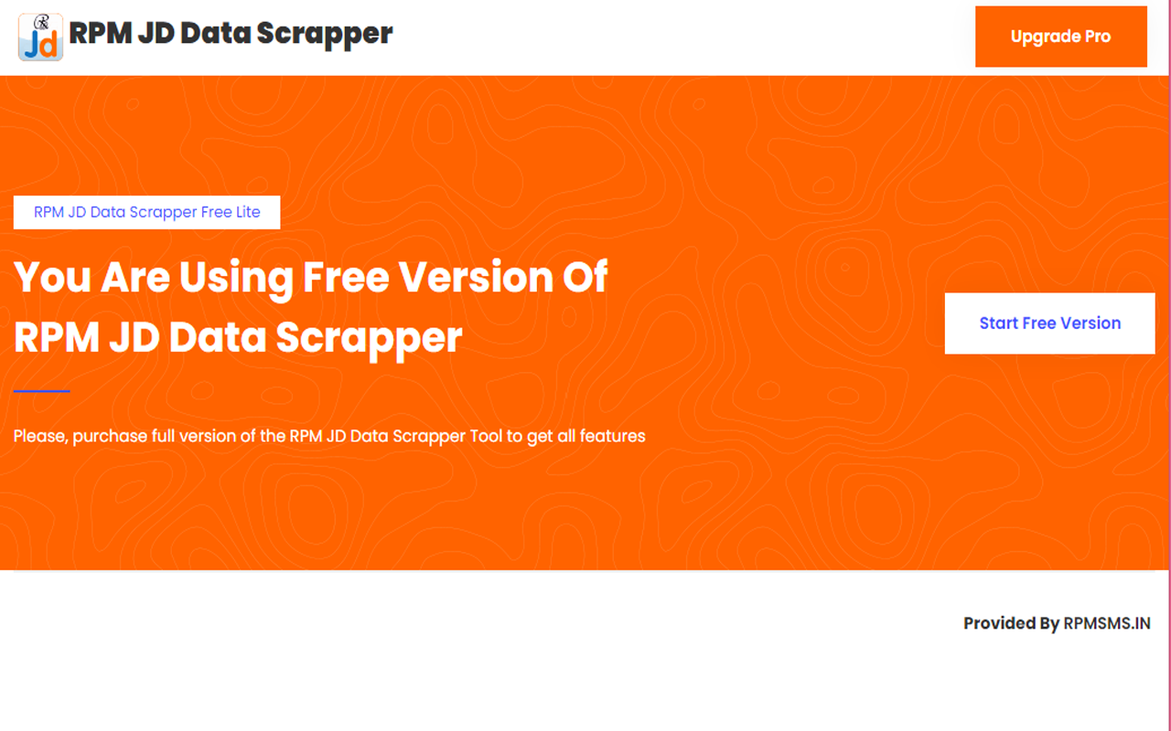 RPM JD Data Scrapper - 截图 3