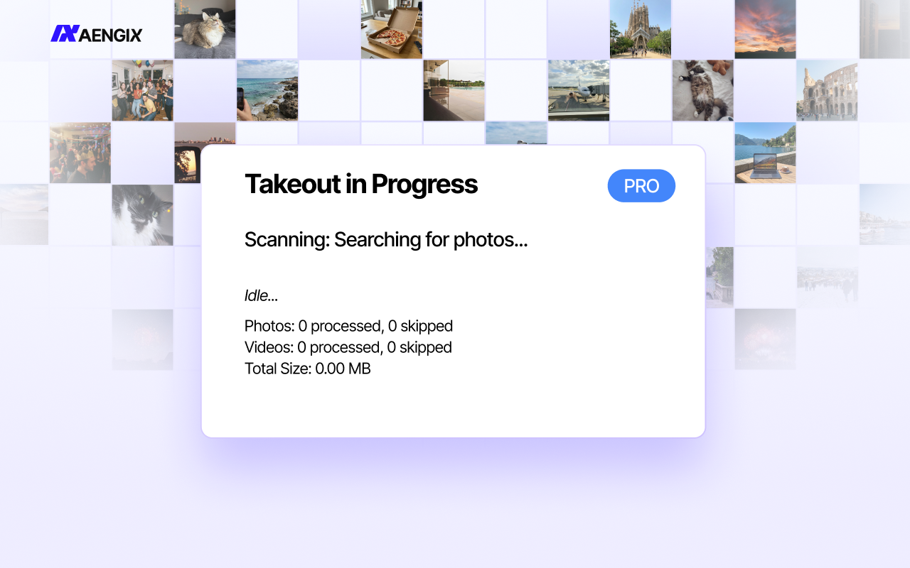Proper Takeout - Backup Google Photos - 截图 1