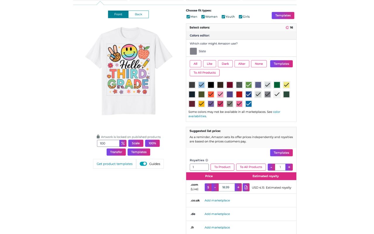 Merch Dominator For Merch By Amazon & KDP - 截图 5