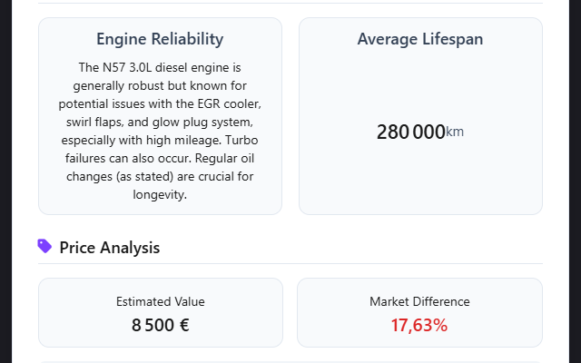 Auto Expert: Instant Used Car Analysis & Price Evaluation - 截图 5