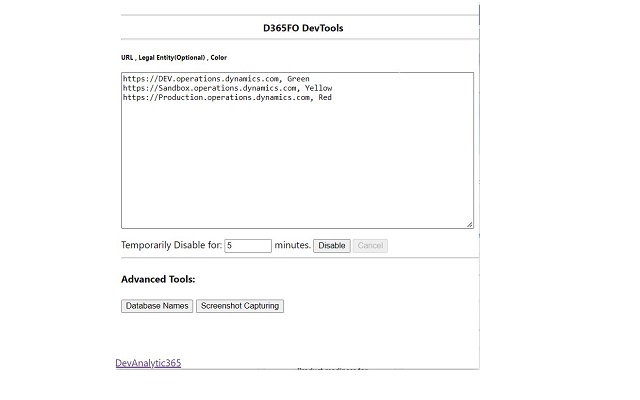 DevTools for D365F&O - 截图 5