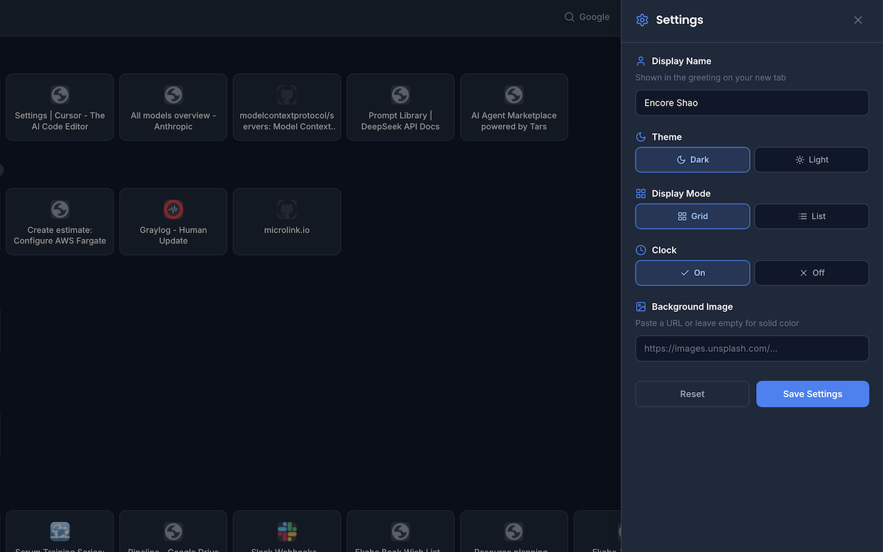 Bookmark Dashboard - AI Powered - 截图 1