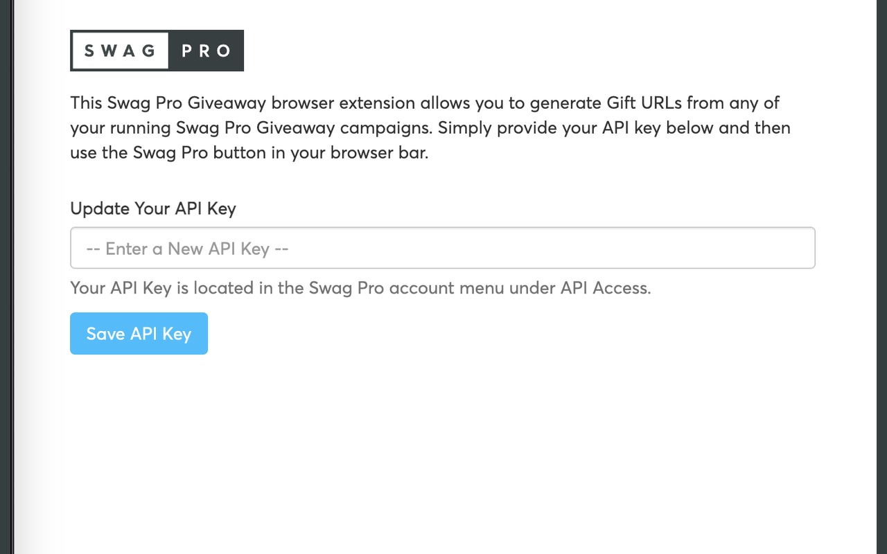 Swag Pro Giveaway Link Generator - 截图 2