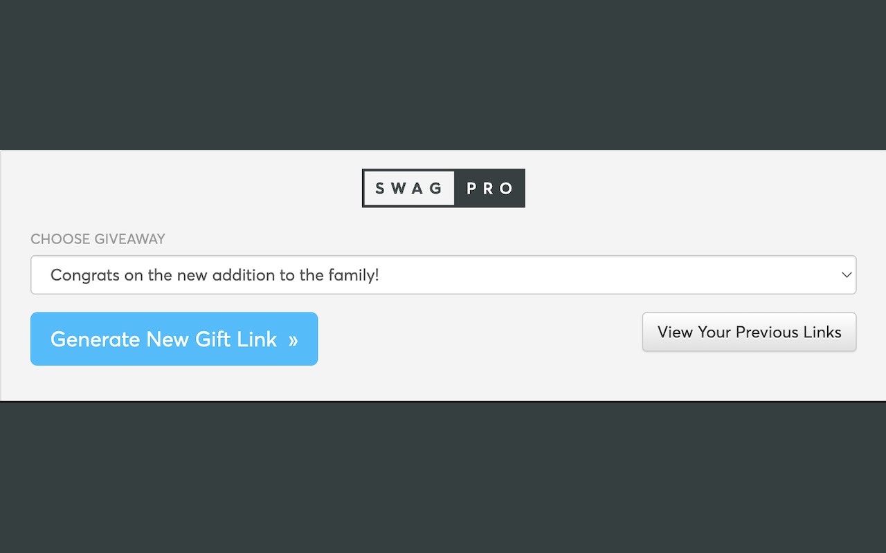 Swag Pro Giveaway Link Generator - 截图 3