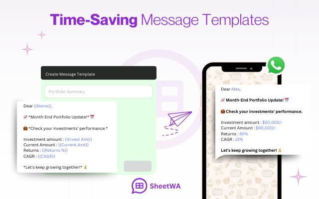 SheetWA Bulk WA Sender - Excel, Google Sheets - 截图 4