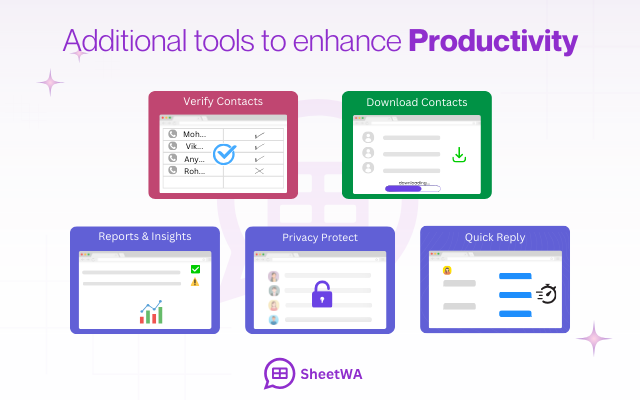 SheetWA Bulk WA Sender - Excel, Google Sheets - 截图 5