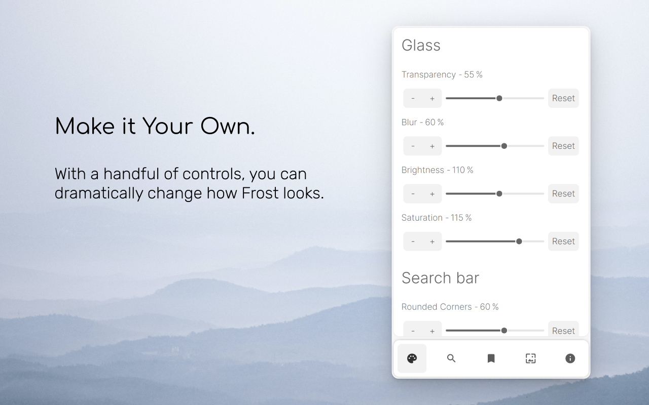 Frost New Tab - 截图 1