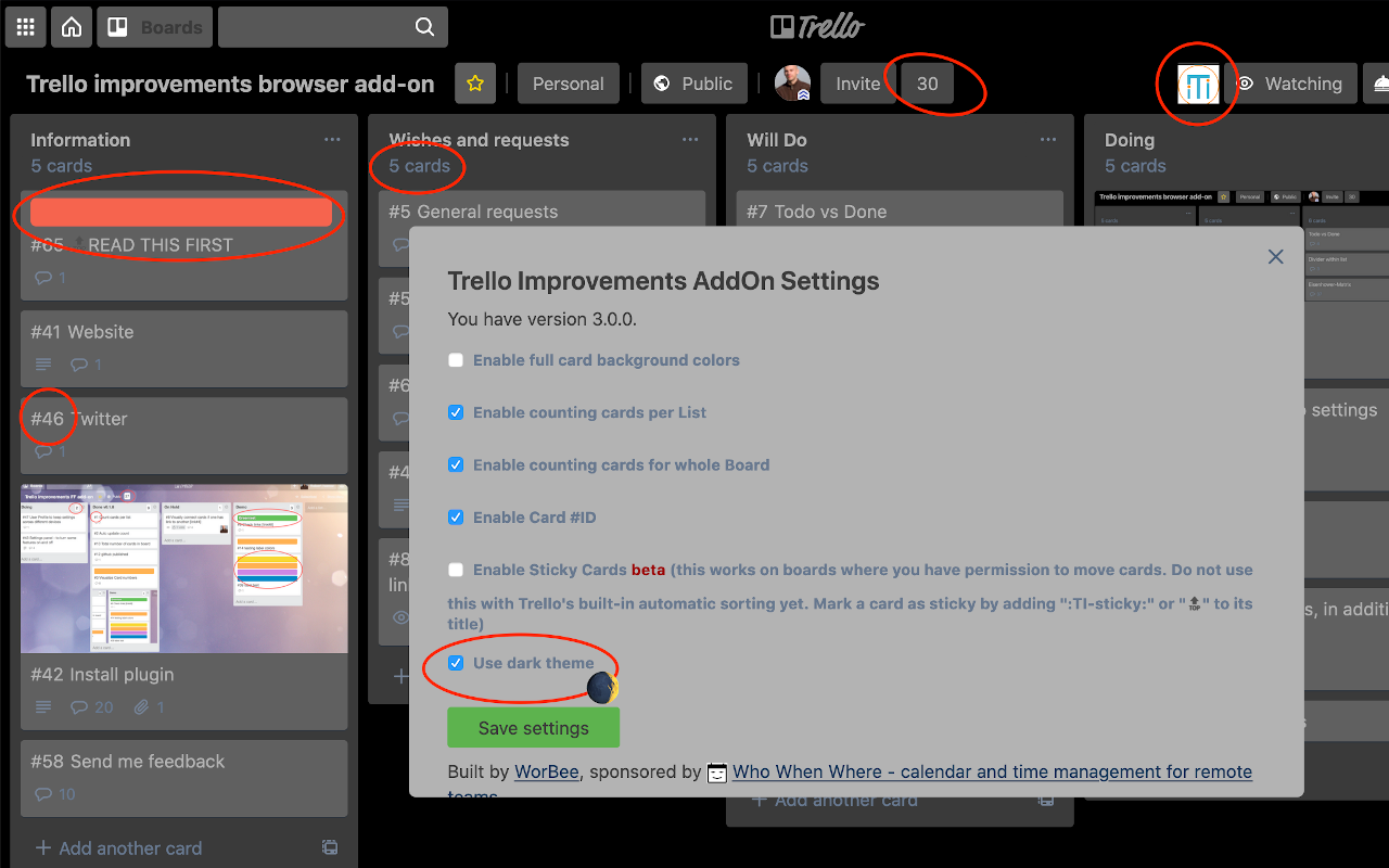 Trello Improvements - 截图 2