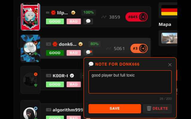 Faceit Skill - 截图 2
