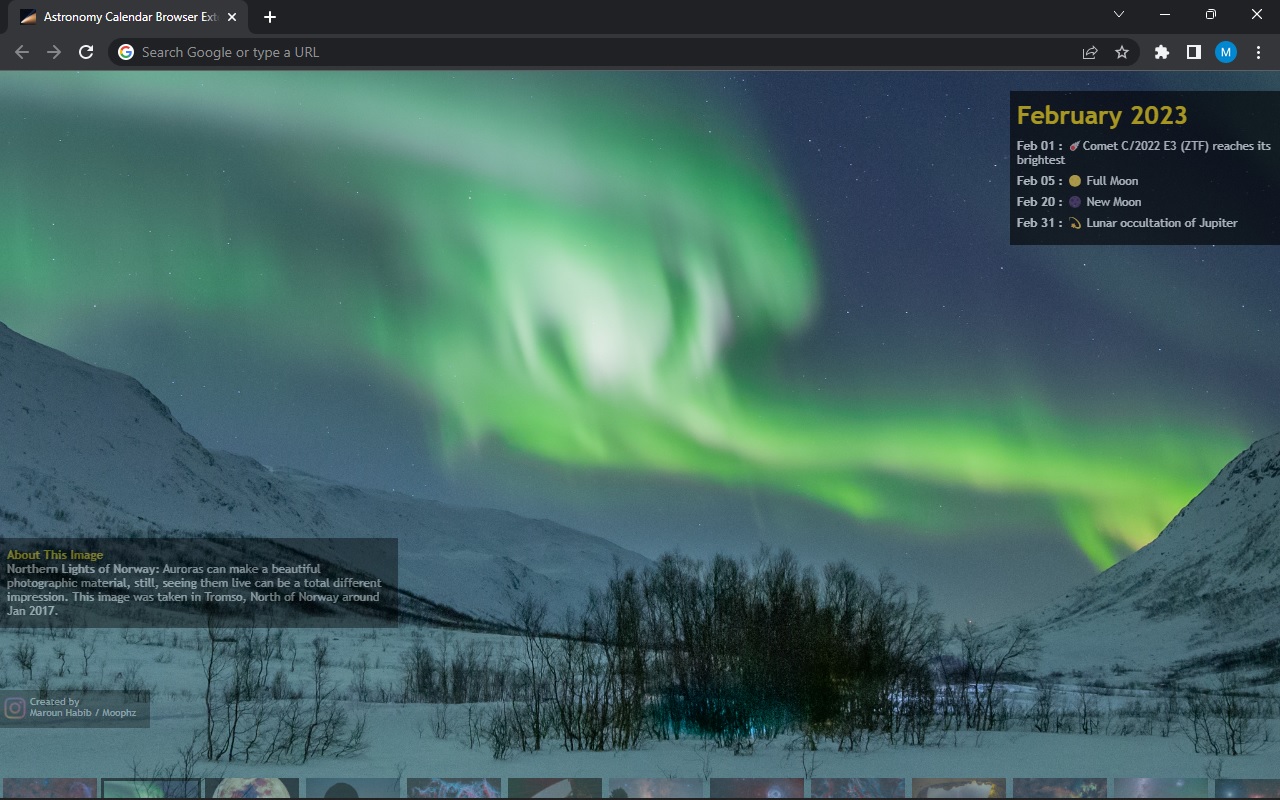 Astronomy Calendar for celestial events - 截图 2