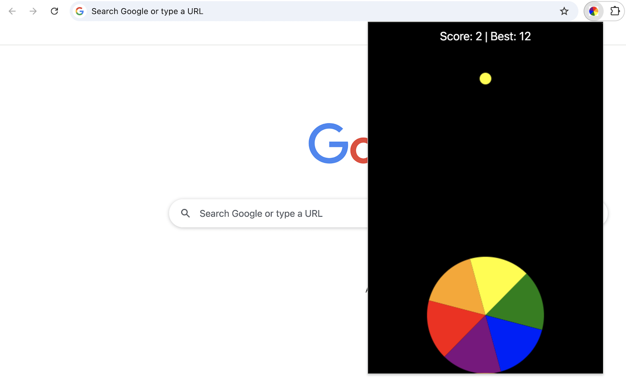 Color Pie Bouncer - 截图 1