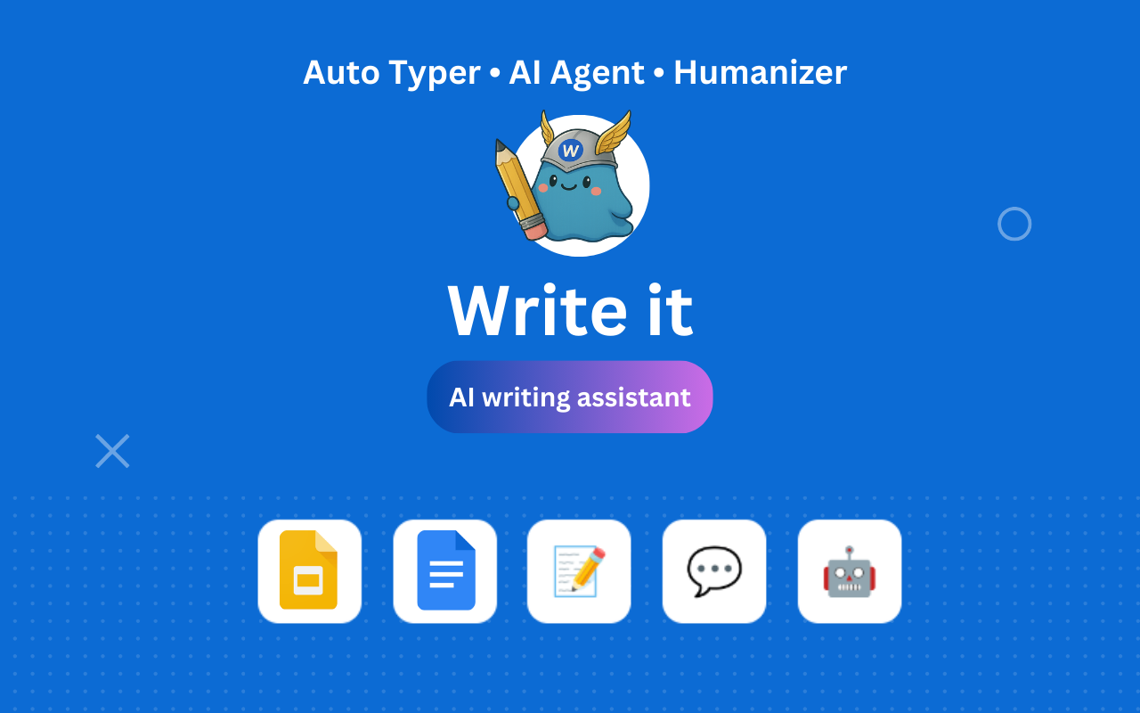 Write It: Humanizer and Auto Typer - 截图 3