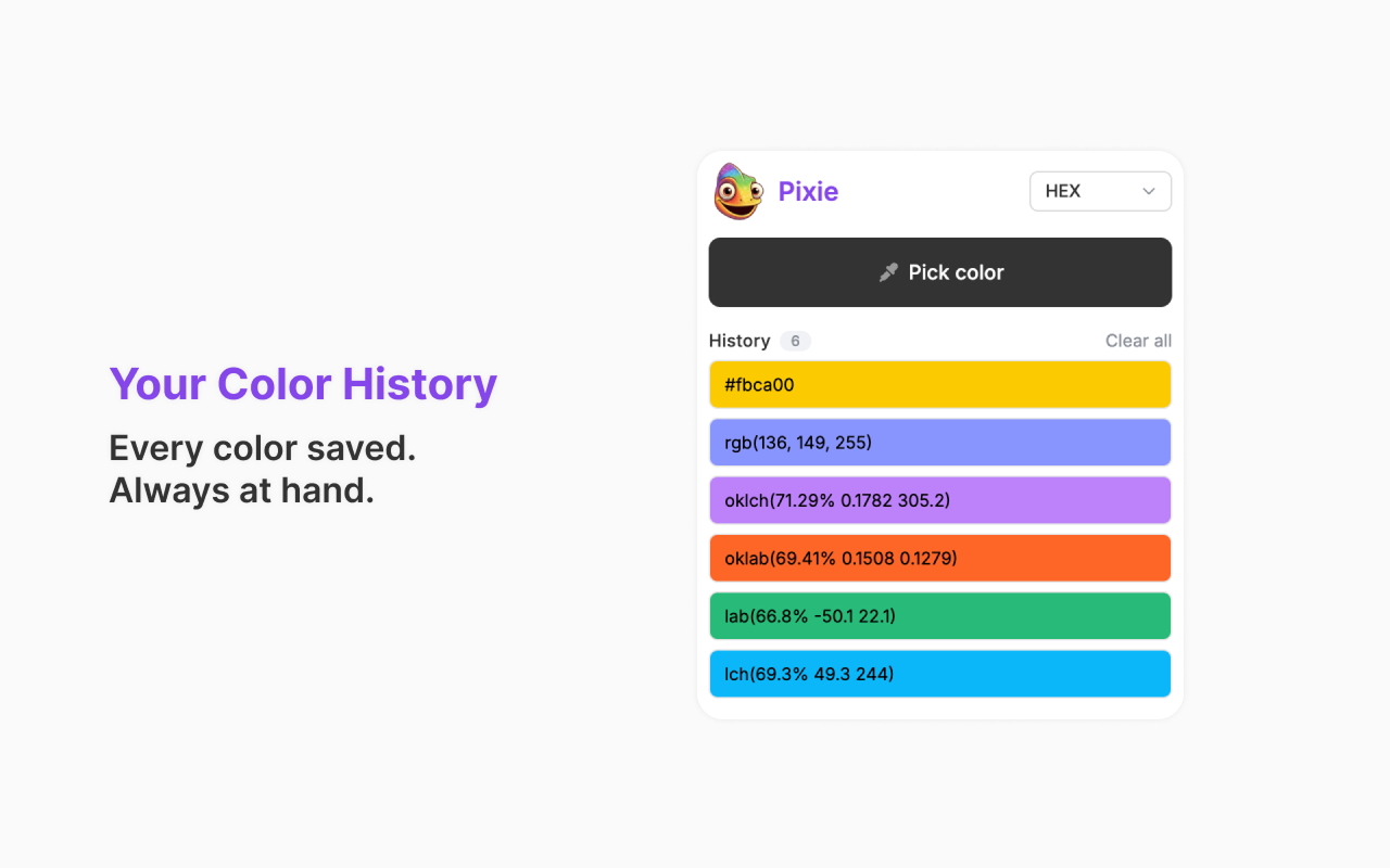 Pixie - Color Picker - 截图 2