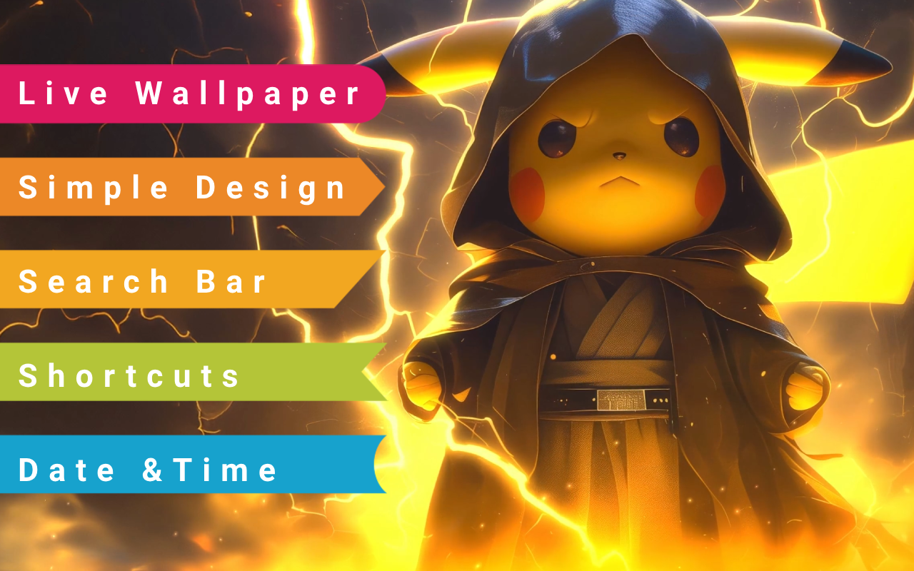 Jedi Pikachu Live Wallpaper - 截图 2