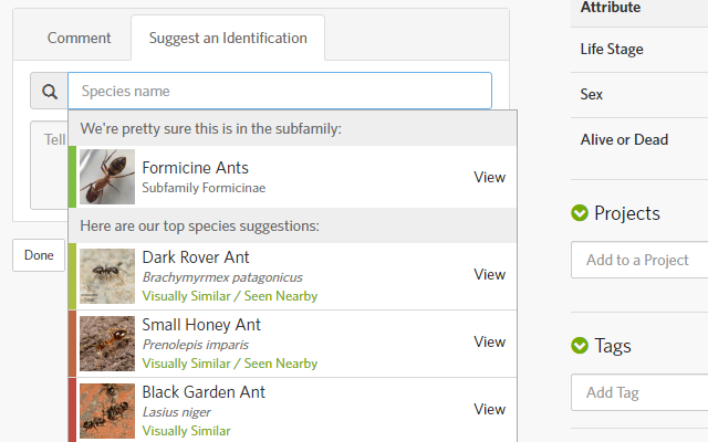 iNaturalist Enhancement Suite - 截图 1