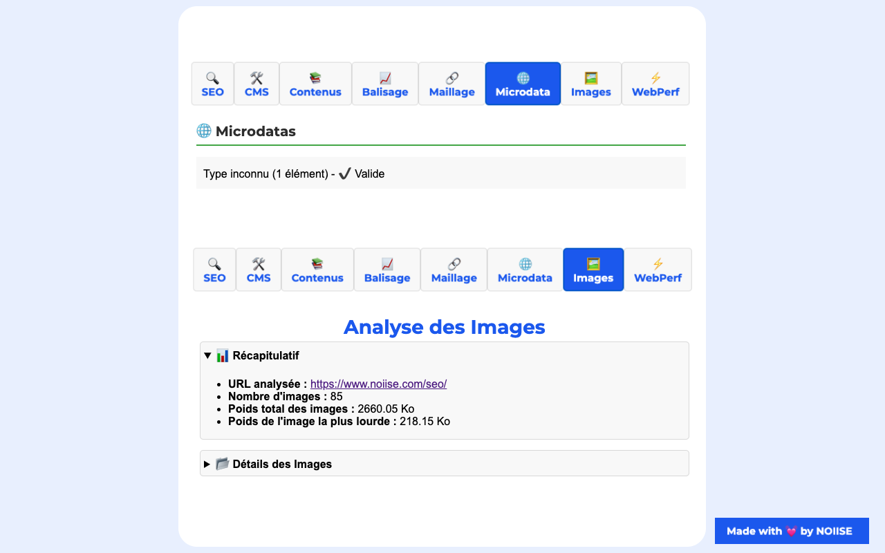 Extension SEO NOIISE - 截图 1