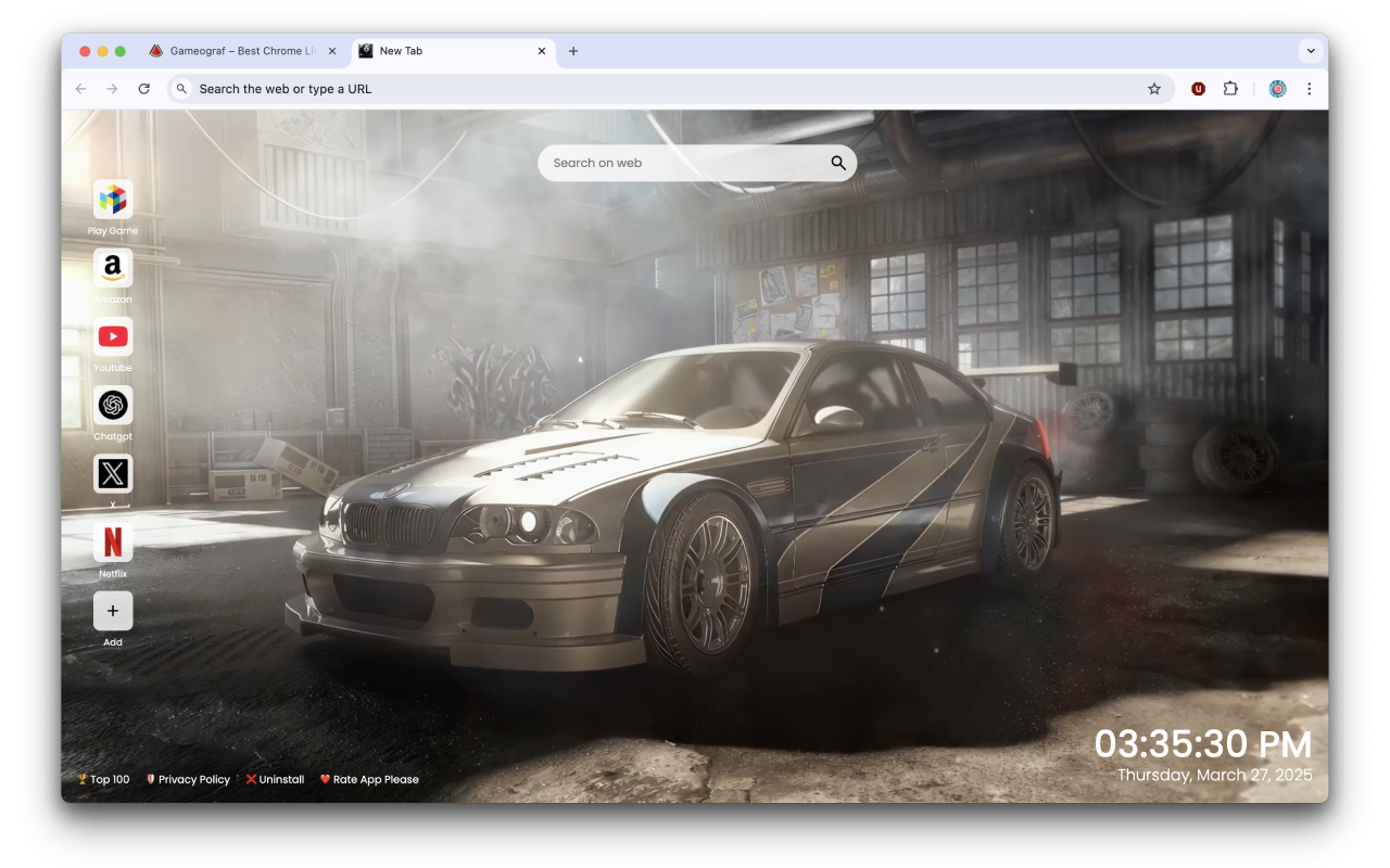 BMW M3 GTR Legend Live Wallpaper - 截图 4
