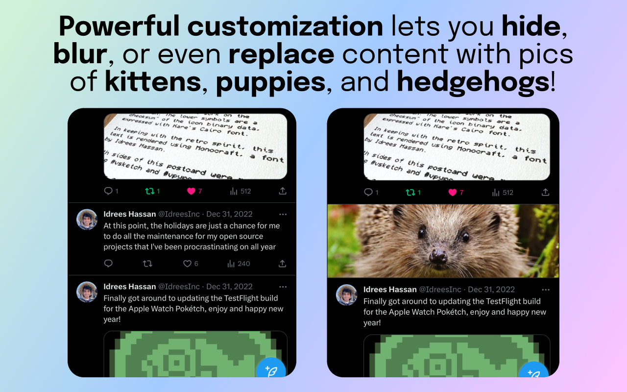 Mutable - Customizable Content Filtering - 截图 1