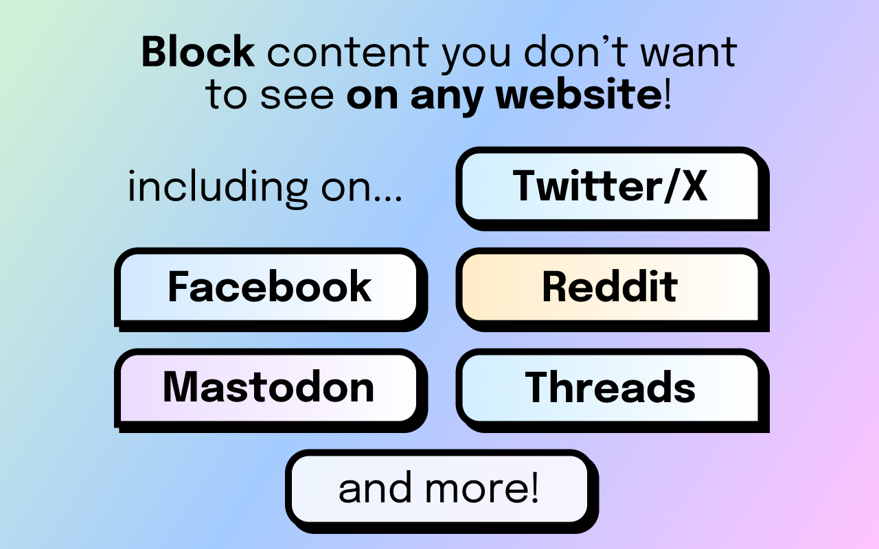 Mutable - Customizable Content Filtering - 截图 2