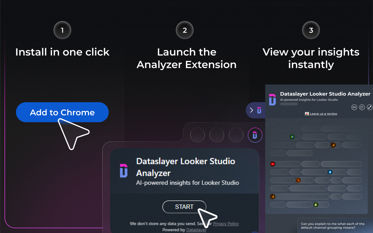 Dataslayer AI Looker Studio Analyzer - 截图 2