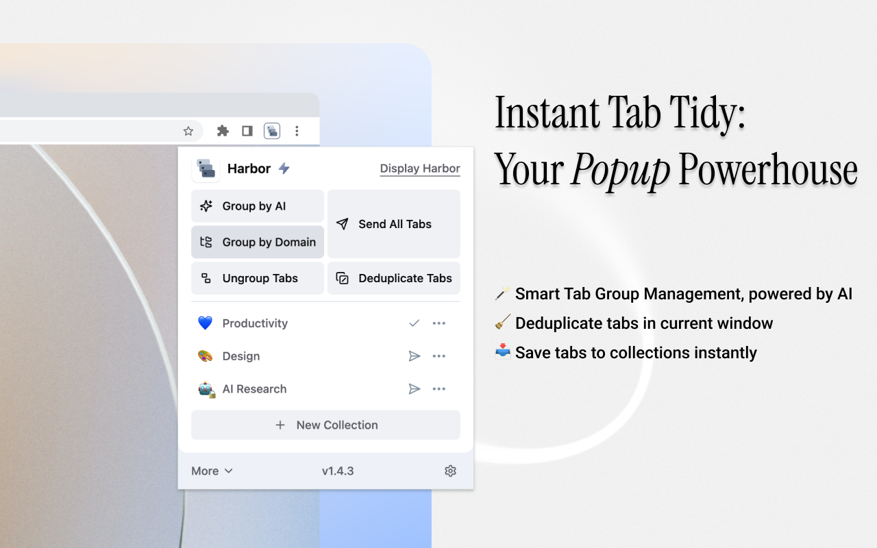 Harbor - AI-Powered Tab Manager | Organize Tabs in Kanban - 截图 3