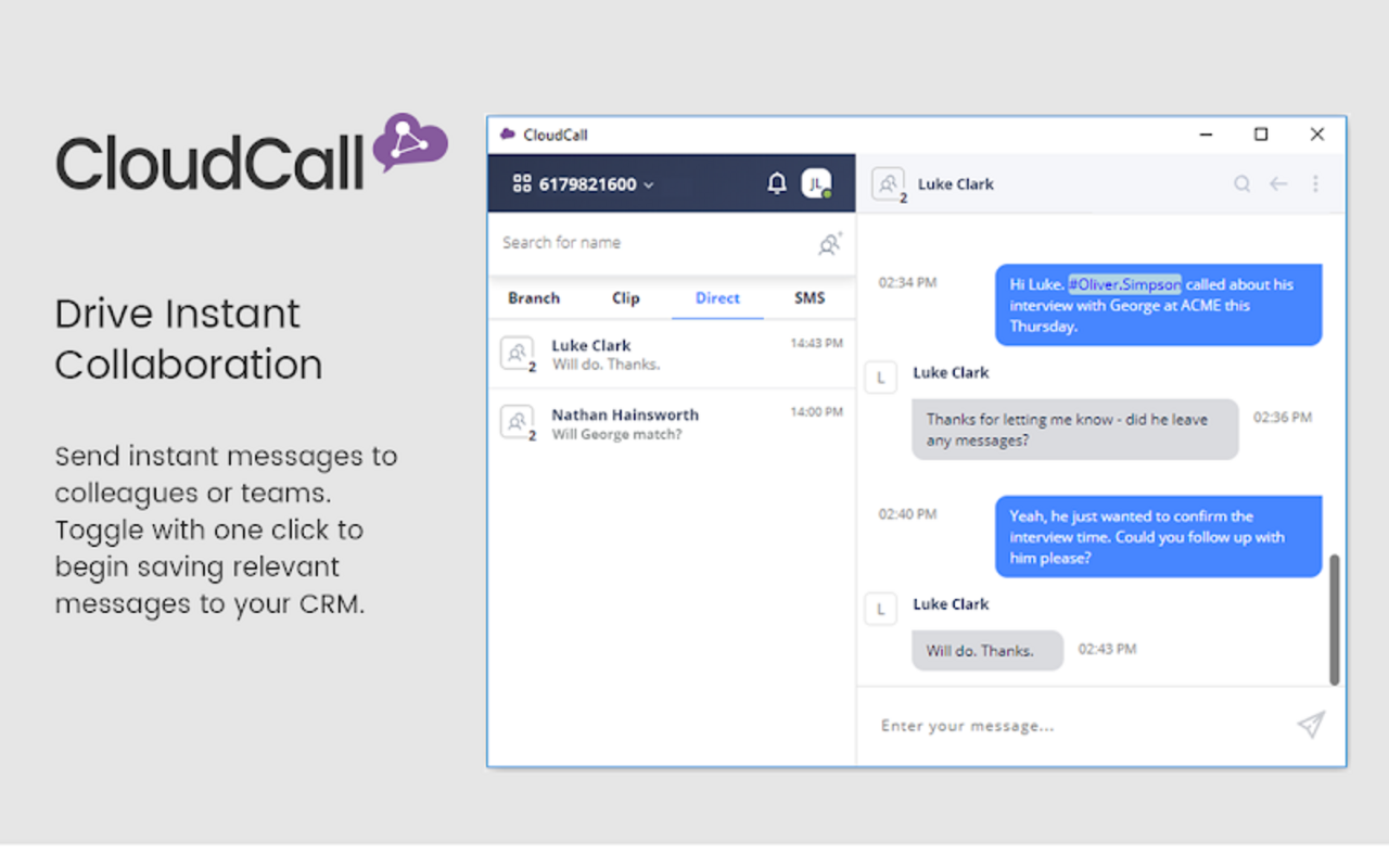 CloudCall Unified Communications for CRM - v3 Prelaunch - 截图 4