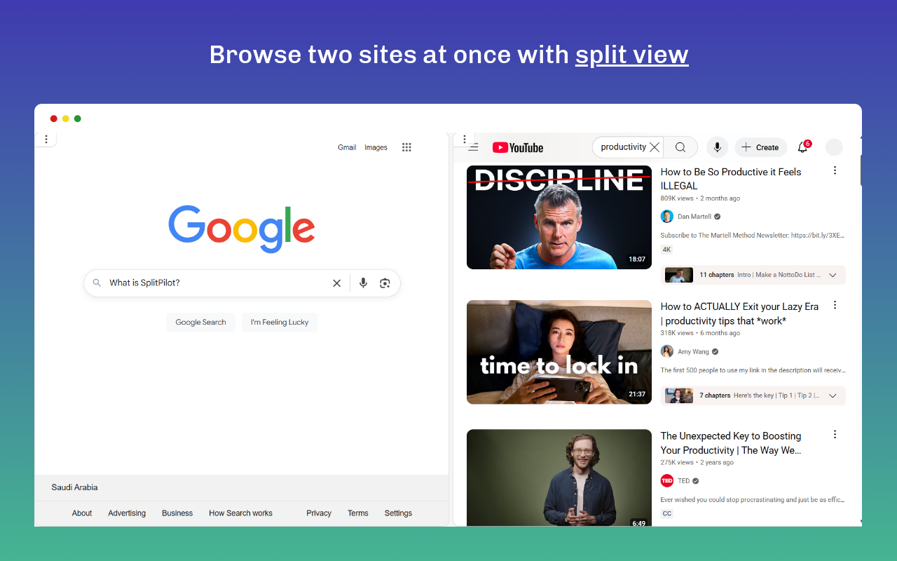 SplitPilot - Split Screen for Chrome - 截图 3