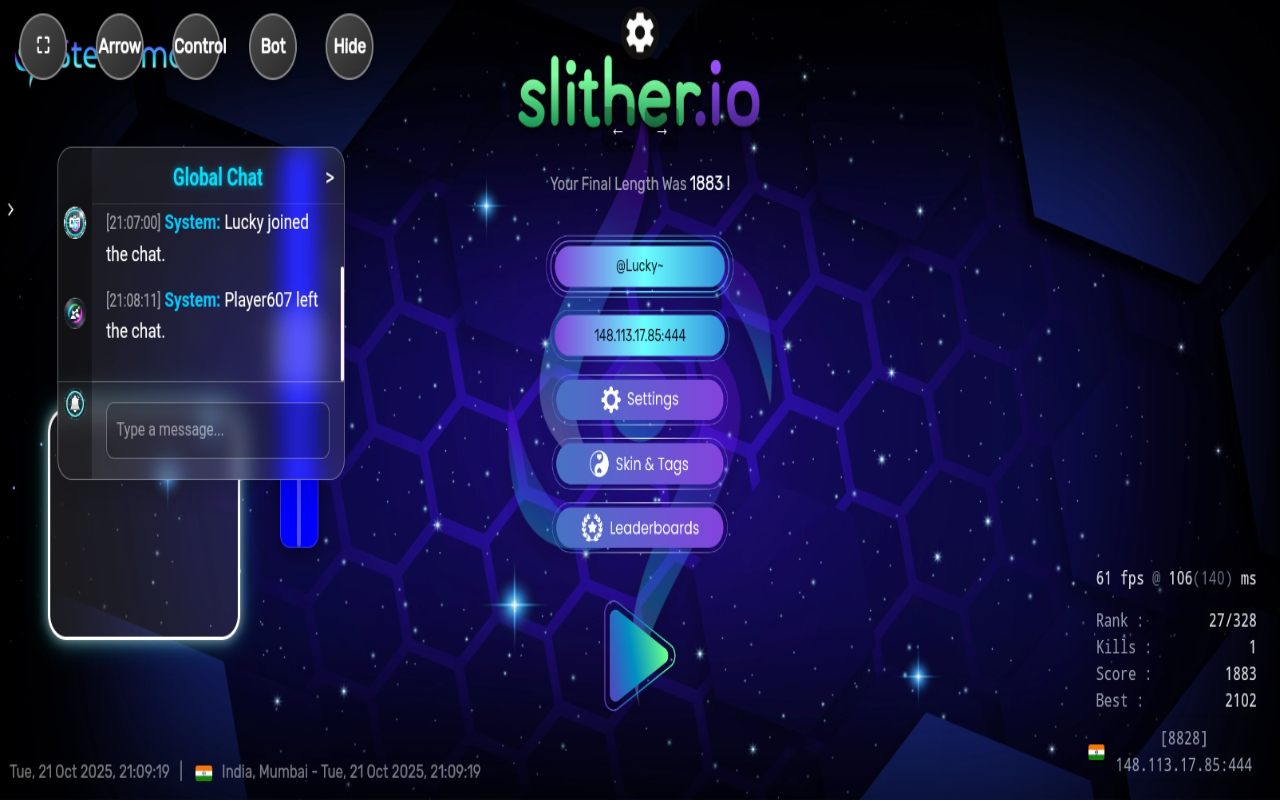 SlitherControl+ - 截图 4
