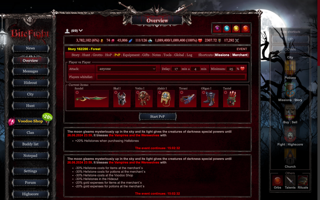 BiteFight Master Auto Adventure - 截图 4