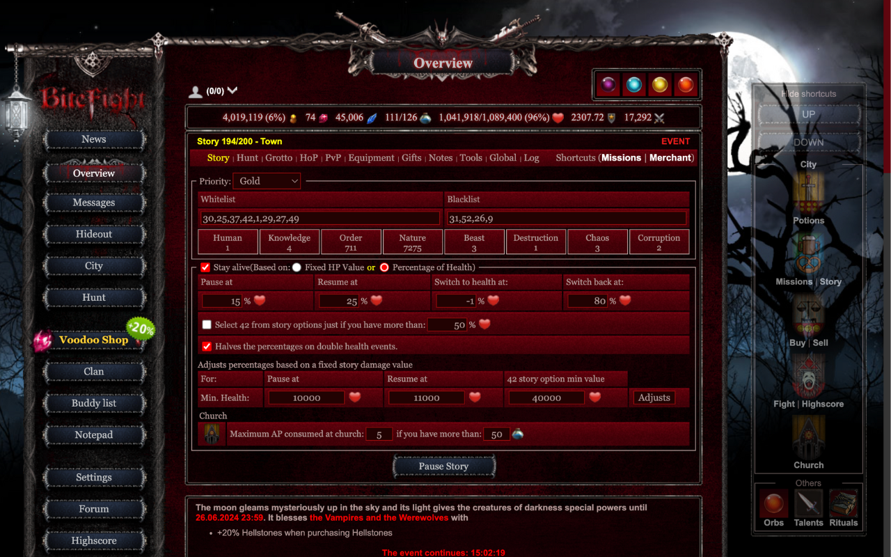 BiteFight Master Auto Adventure - 截图 5