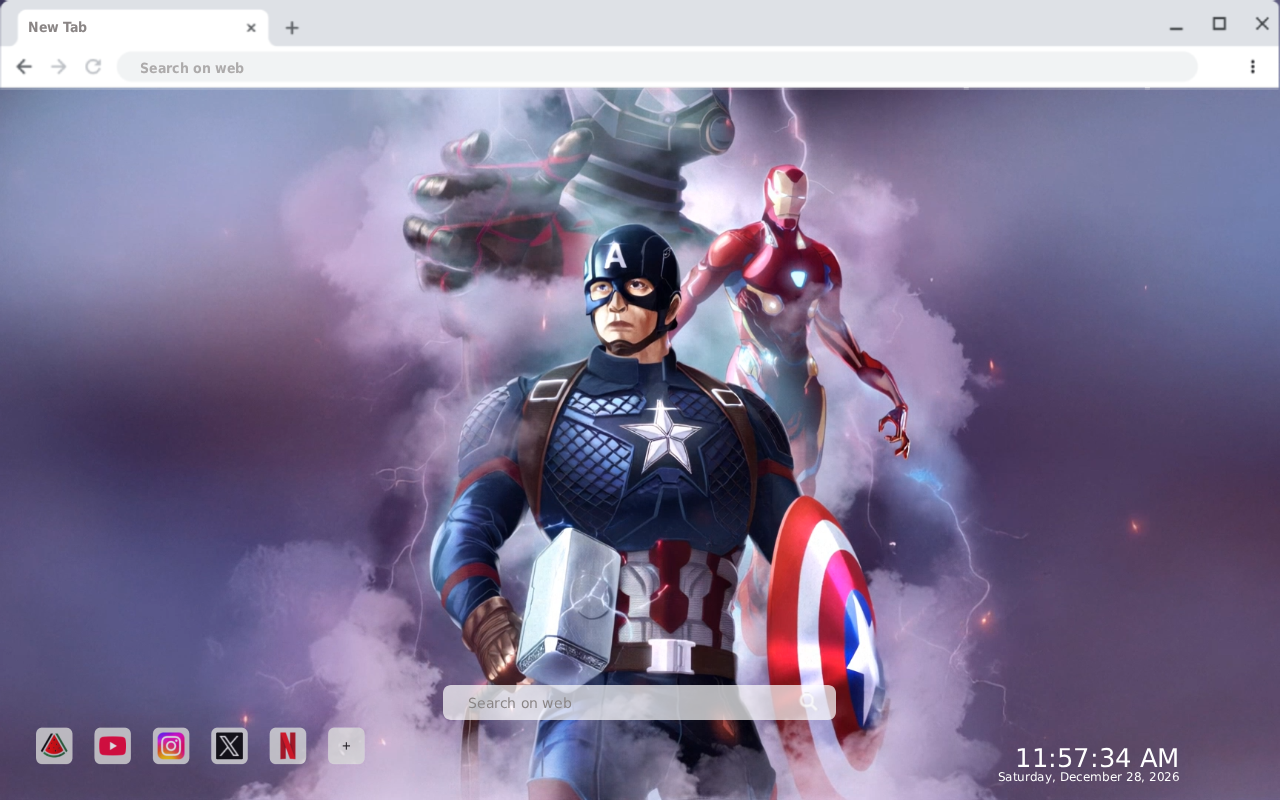 Avengers: Thunder Strike Live Wallpaper - 截图 1